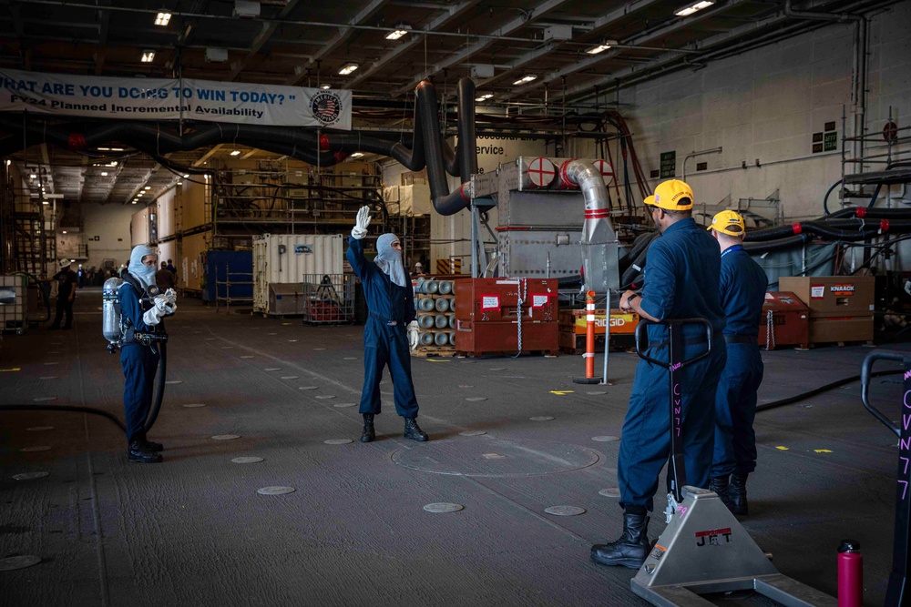 Daily Operations Aboard USS George H.W. Bush (CVN 77)