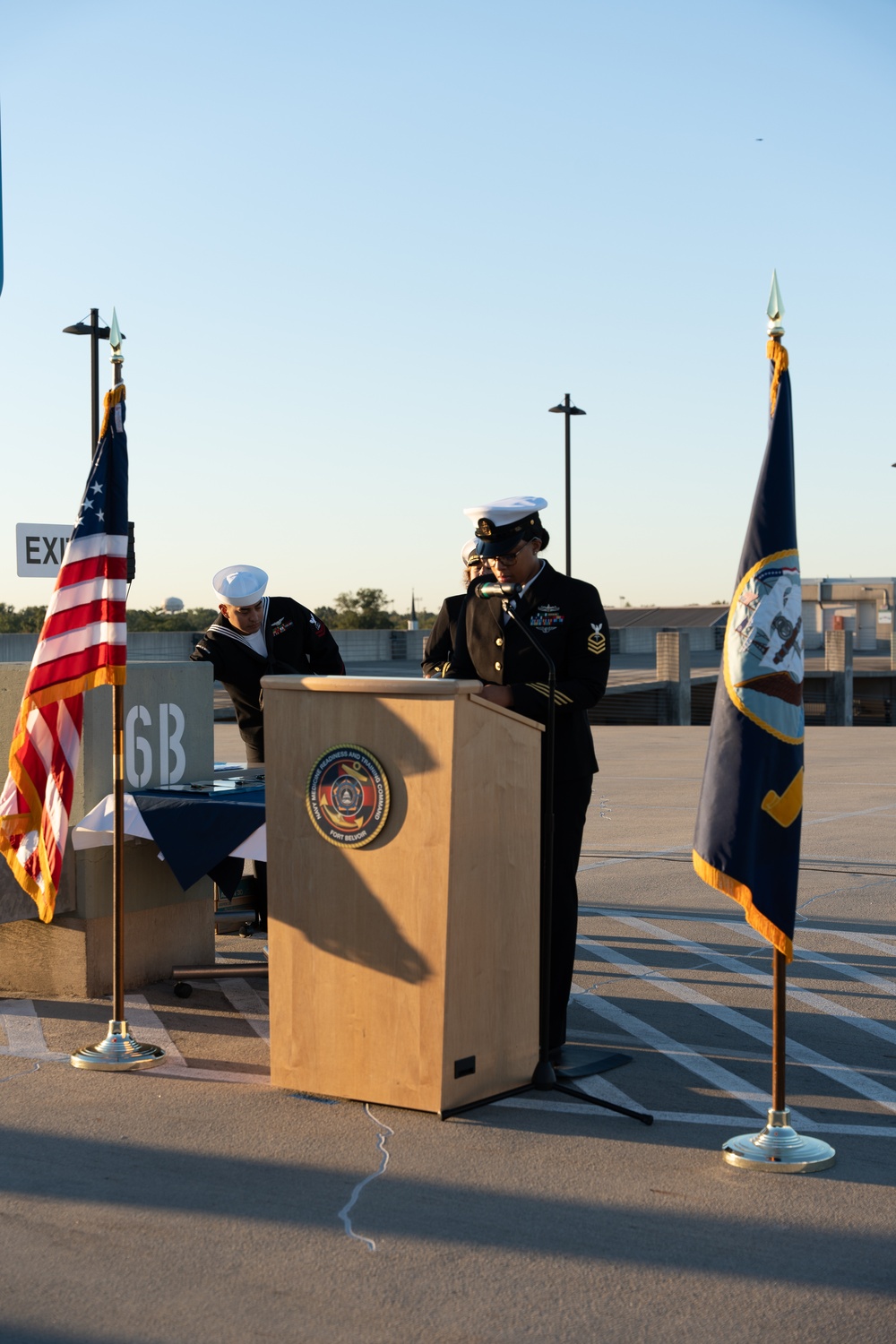 NMRTC Fort Belvoir's 2024 Dress Blue Uniform Inspection