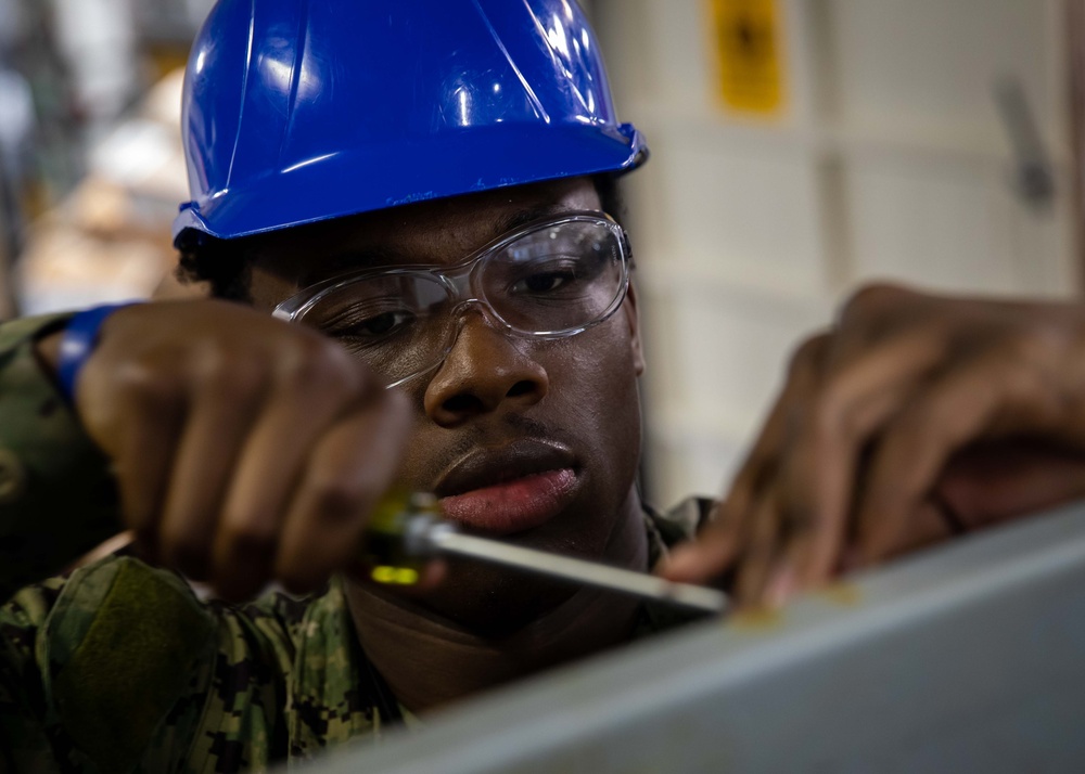 USS George H.W. Bush Sailors Daily Operations