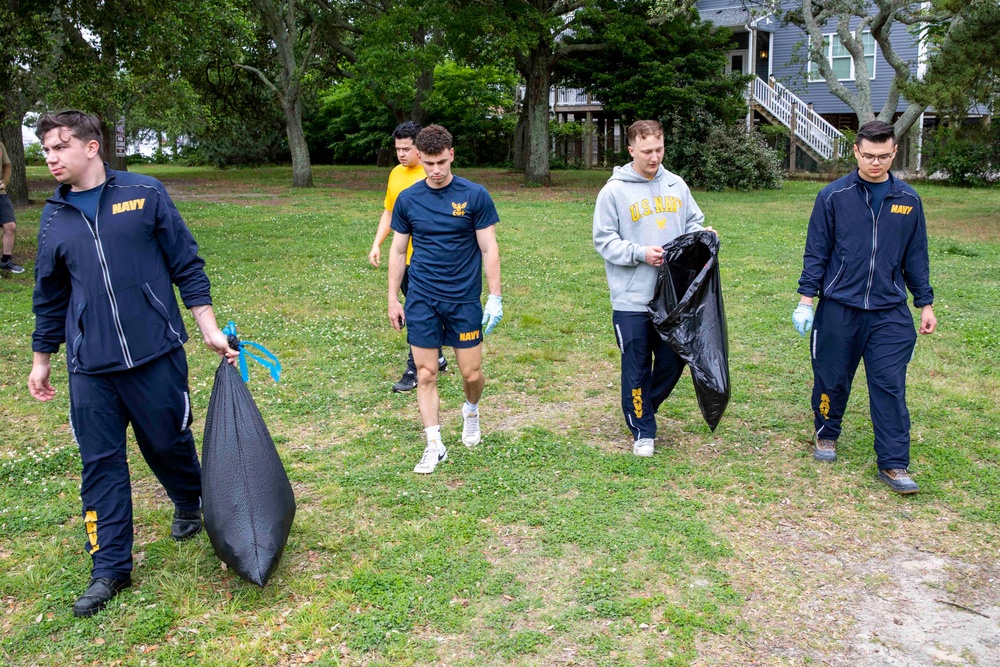 USS George H.W. Bush (CVN 77) Volunteer Operations