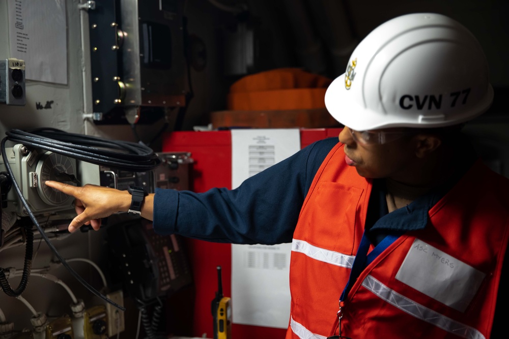 Daily Operations Aboard USS George H.W. Bush (CVN 77)