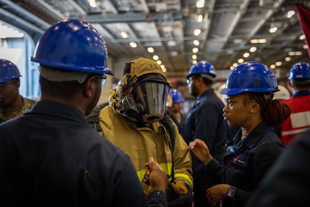 Daily Operations Aboard USS George H.W. Bush (CVN 77)