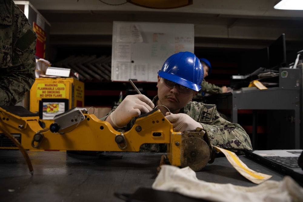 Daily Operations Aboard USS George H.W. Bush (CVN 77)