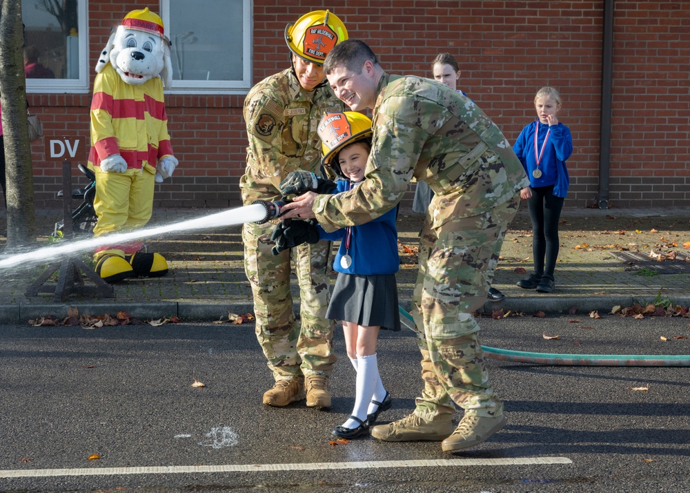 RAF Mildenhall hosts coloring and writing competition