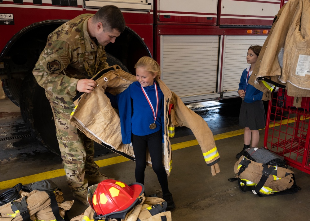 RAF Mildenhall hosts coloring and writing competition