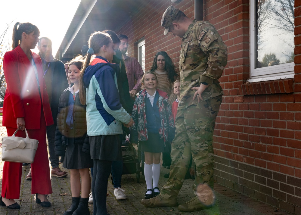 RAF Mildenhall hosts coloring and writing competition