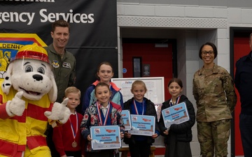 RAF Mildenhall hosts coloring and writing competition