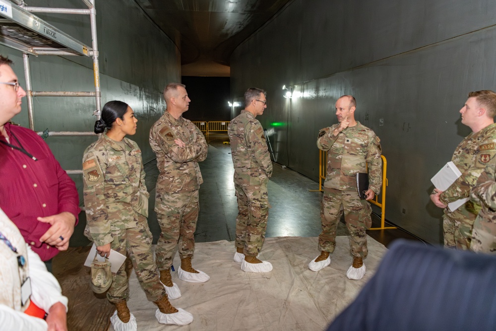 Maj. Gen. Scott Cain visits Arnold AFB