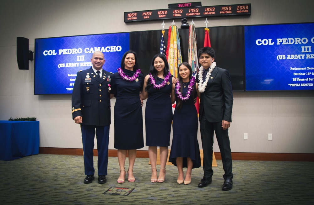 USARCENT honors the service of Colonel Pedro A. Camacho III