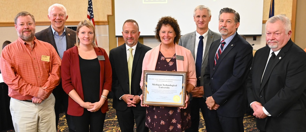 Michigan Tech Honored with DCSA’s Jack Donnelly Award for Excellence in Counterintelligence