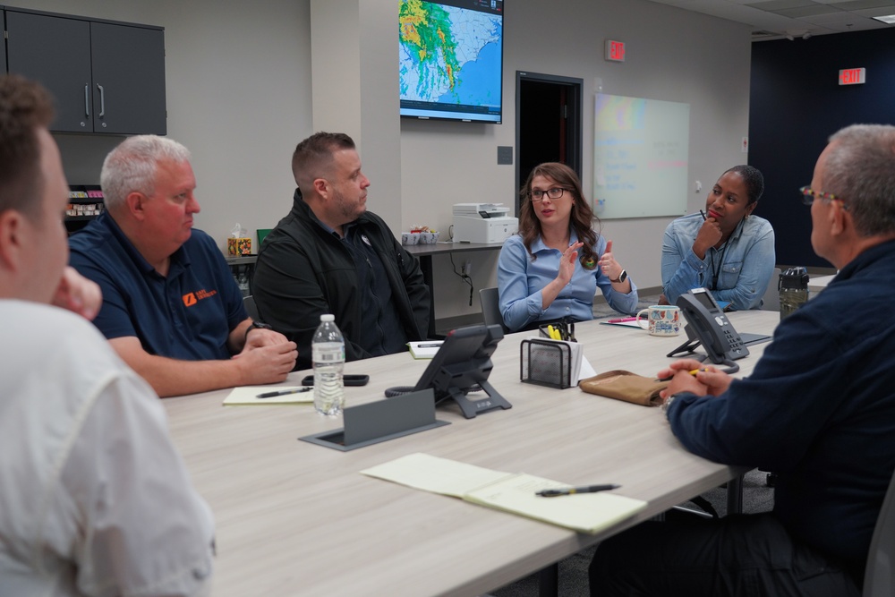 FEMA and SBA Associate Administrators visit Greenville South Carolina's Emergency Operations Center