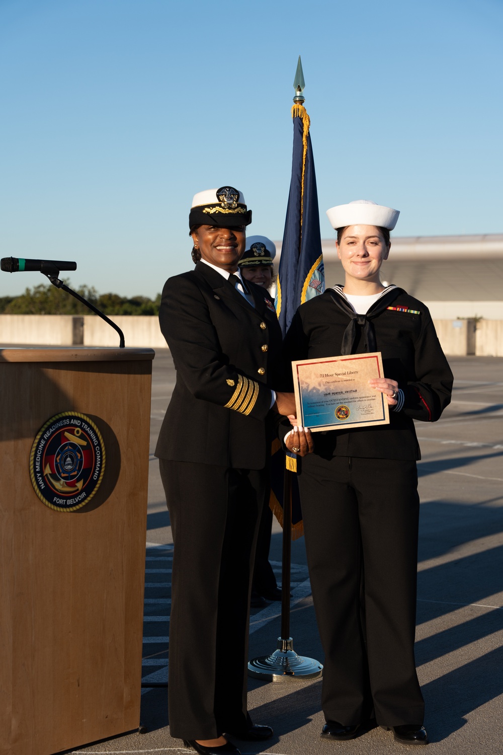 NMRTC Fort Belvoir's 2024 Dress Blue Uniform Inspection