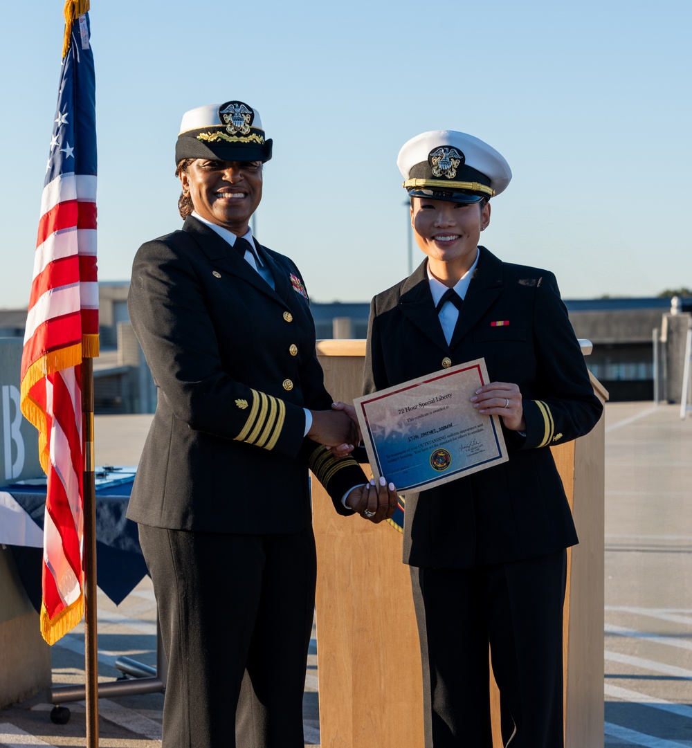 NMRTC Fort Belvoir's 2024 Dress Blue Uniform Inspection