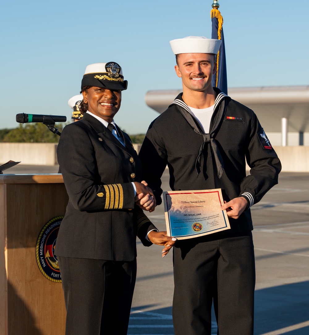 NMRTC Fort Belvoir's 2024 Dress Blue Uniform Inspection