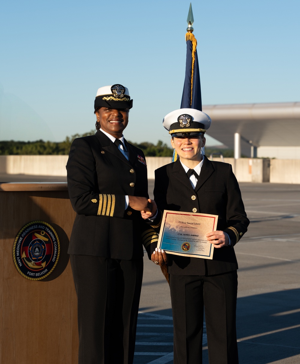 NMRTC Fort Belvoir's 2024 Dress Blue Uniform Inspection