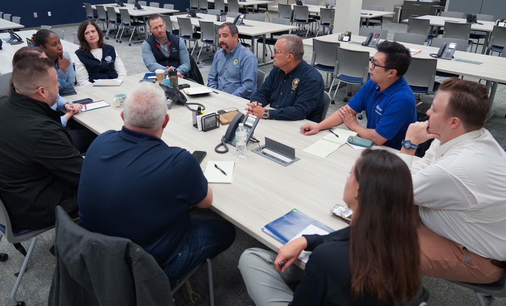 FEMA and SBA Associate Administrators visit Greenville South Carolina's Emergency Operations Center