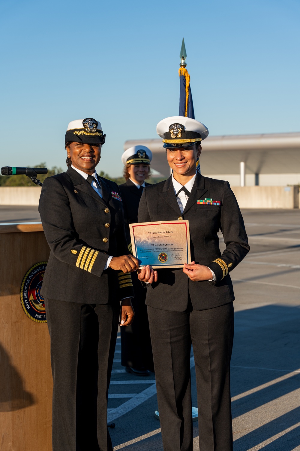 NMRTC Fort Belvoir's 2024 Dress Blue Uniform Inspection