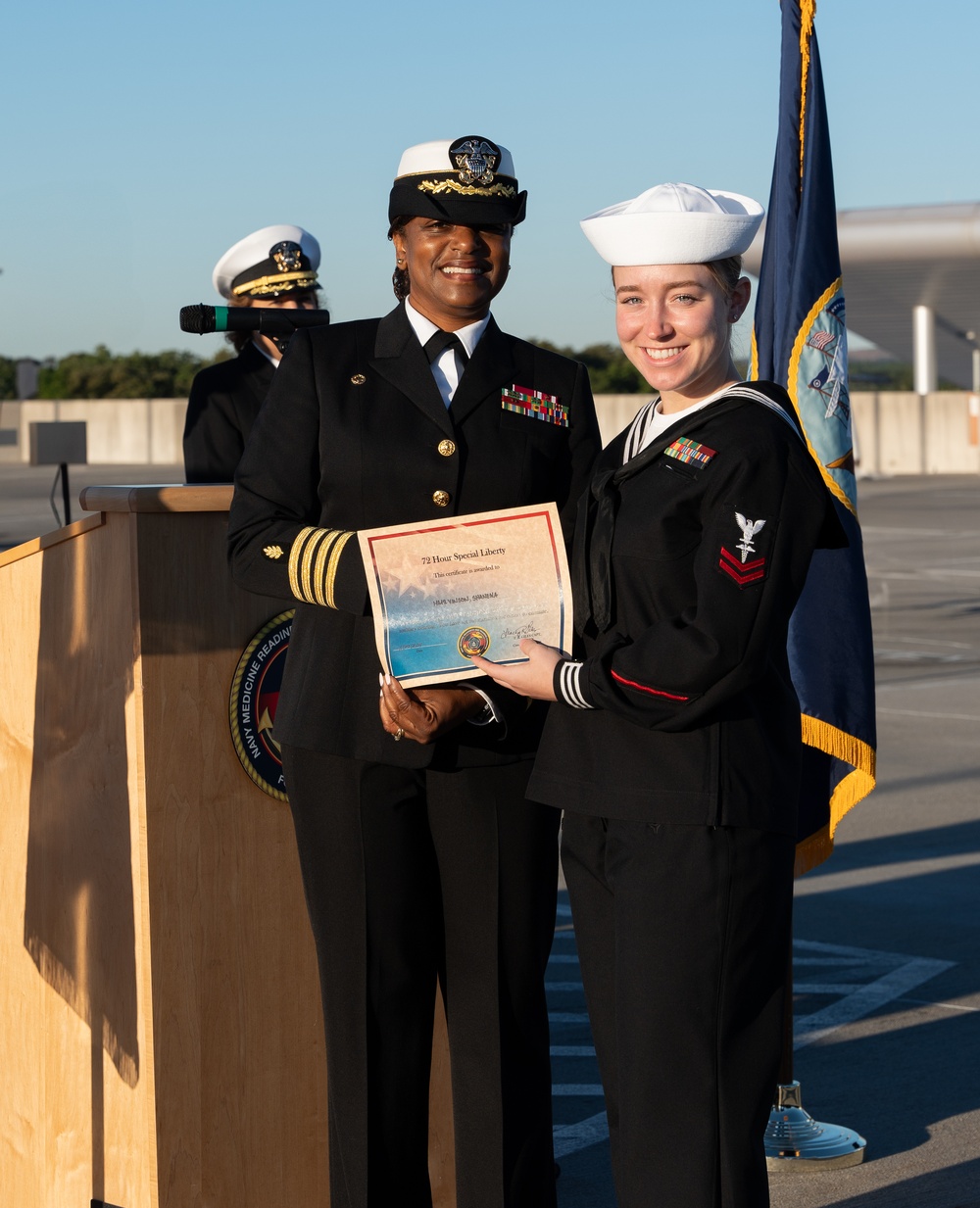 NMRTC Fort Belvoir's 2024 Dress Blue Uniform Inspection