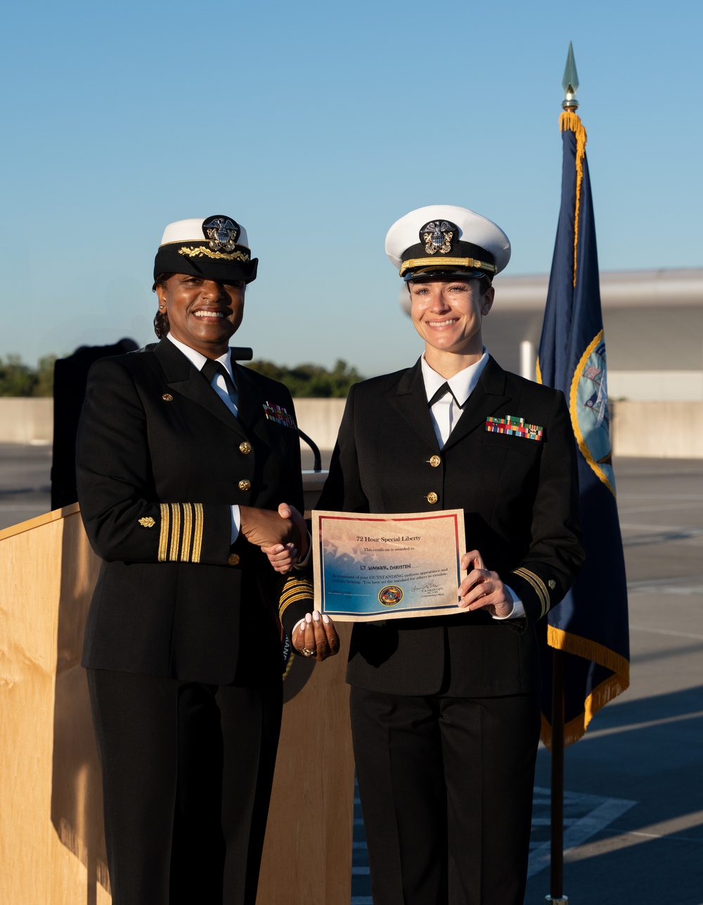 NMRTC Fort Belvoir's 2024 Dress Blue Uniform Inspection