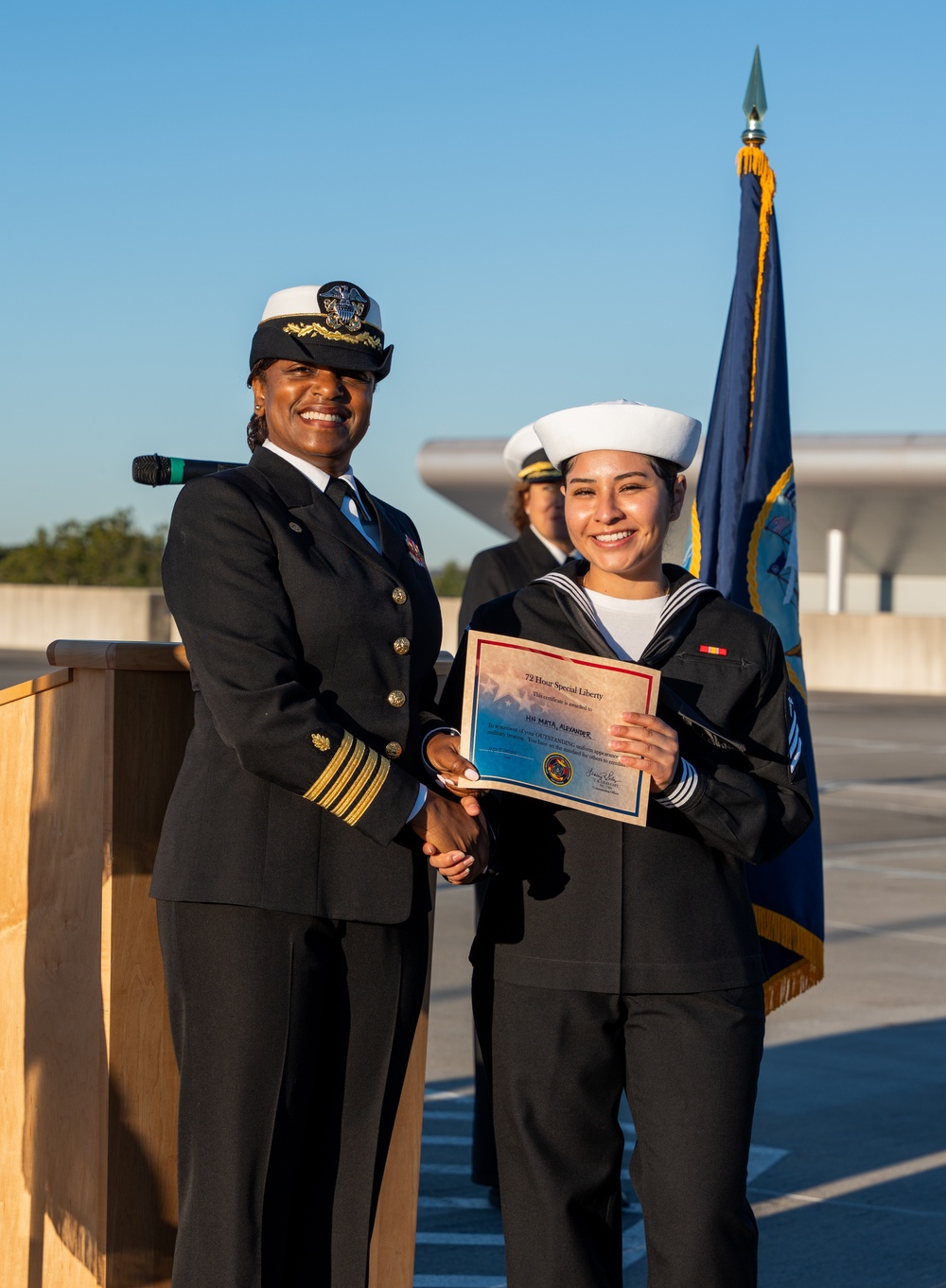 NMRTC Fort Belvoir's 2024 Dress Blue Uniform Inspection