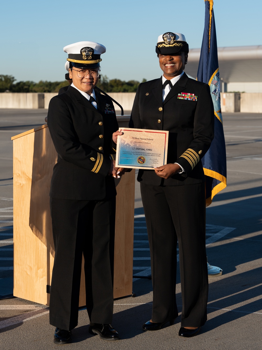 NMRTC Fort Belvoir's 2024 Dress Blue Uniform Inspection