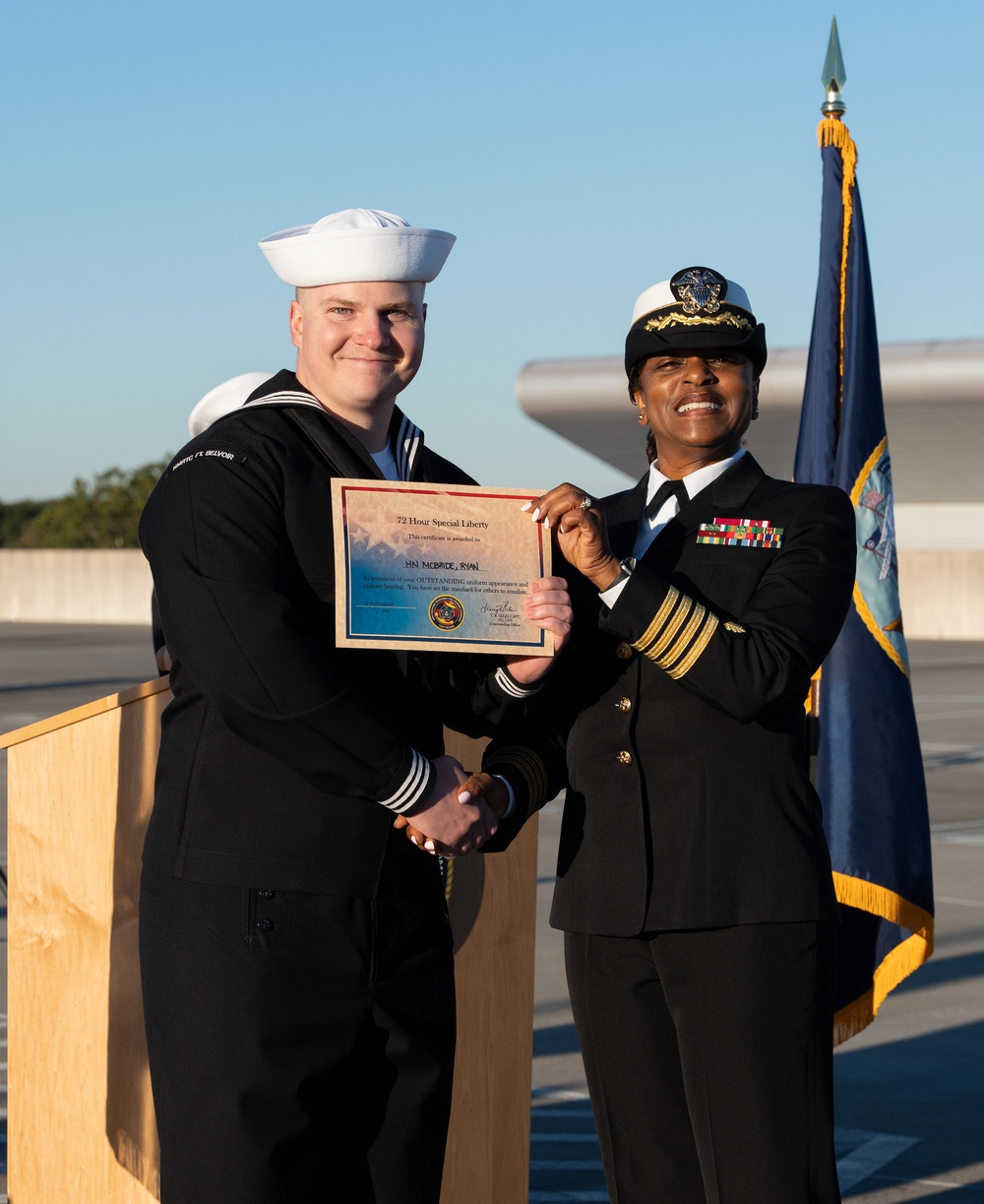 NMRTC Fort Belvoir's 2024 Dress Blue Uniform Inspection