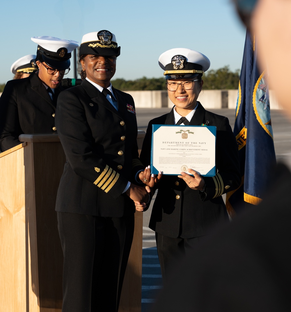 NMRTC Fort Belvoir's 2024 Dress Blue Uniform Inspection