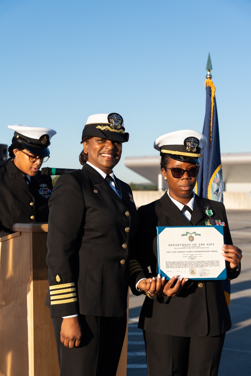 NMRTC Fort Belvoir's 2024 Dress Blue Uniform Inspection