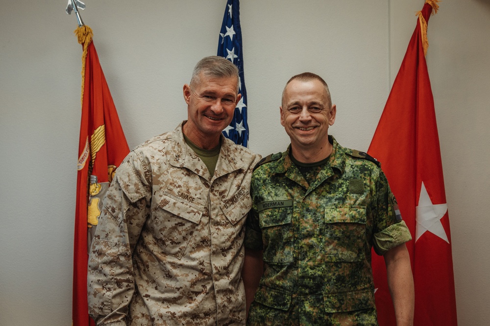 MAGTFTC, MCAGCC Commanding General welcomes Dutch Commandant to The Combat Center