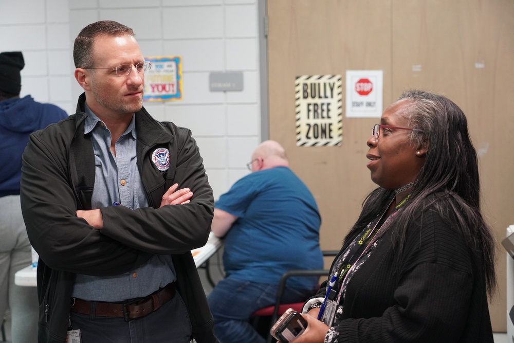 FEMA Associate Administrators Visit Greenville's Disaster Recovery Center