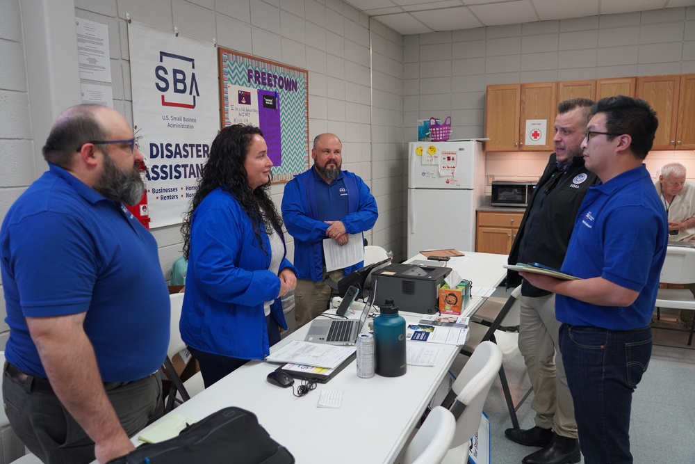 FEMA Associate Administrators Visit Greenville's Disaster Recovery Center