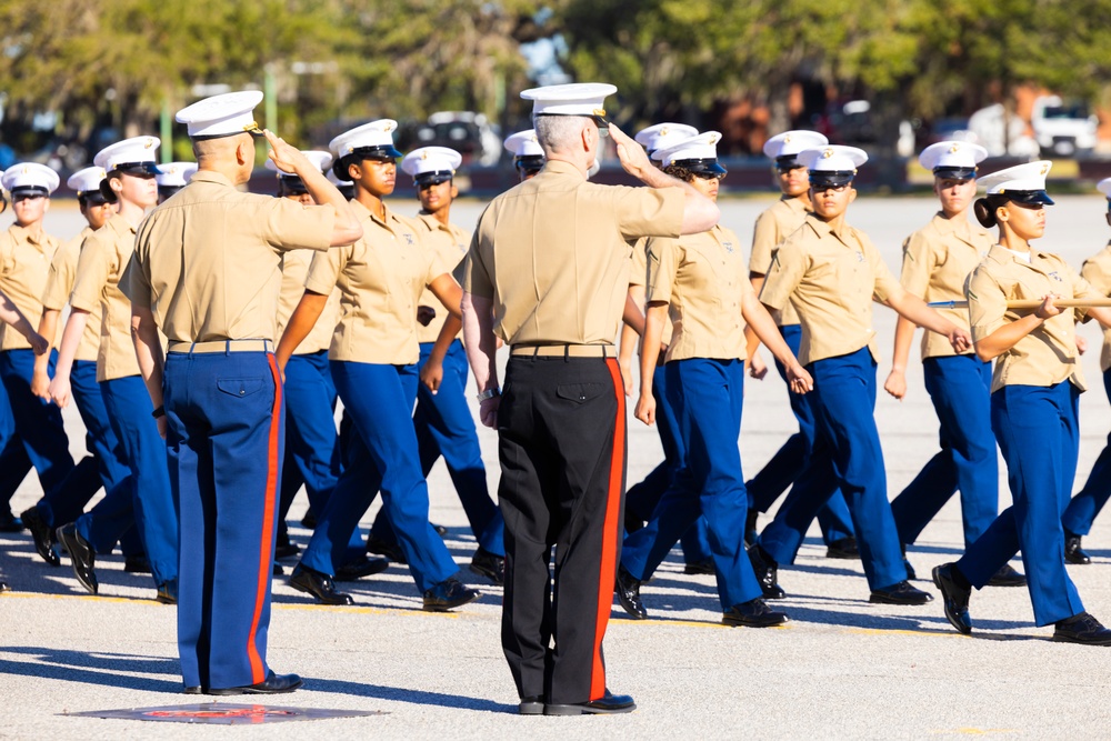 ACMC Official Parade Reviewer for Echo Company Graduation