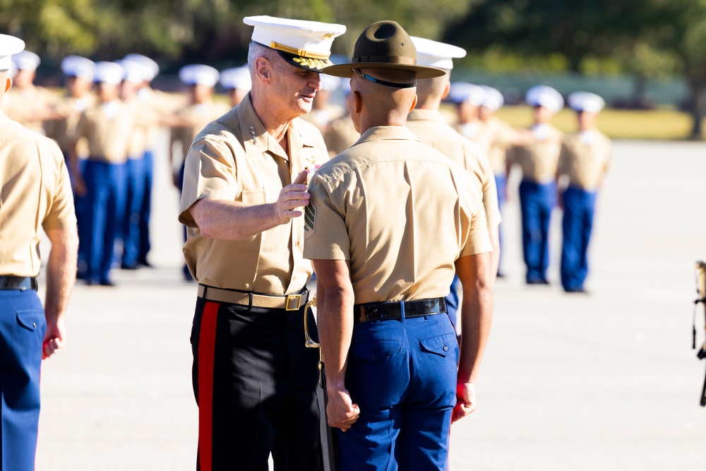 ACMC Official Parade Reviewer for Echo Company Graduation