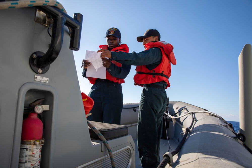 Routine Operations aboard the USS Cole