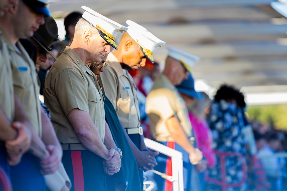 ACMC Official Parade Reviewer for Echo Company Graduation