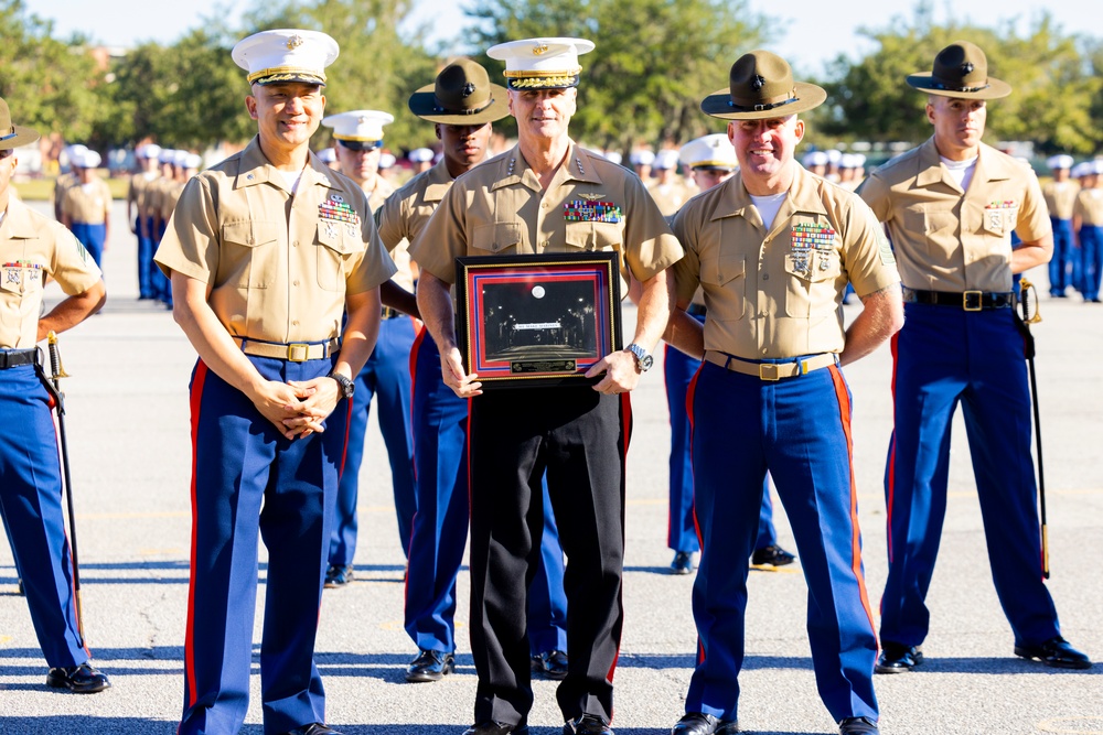 ACMC Official Parade Reviewer for Echo Company Graduation