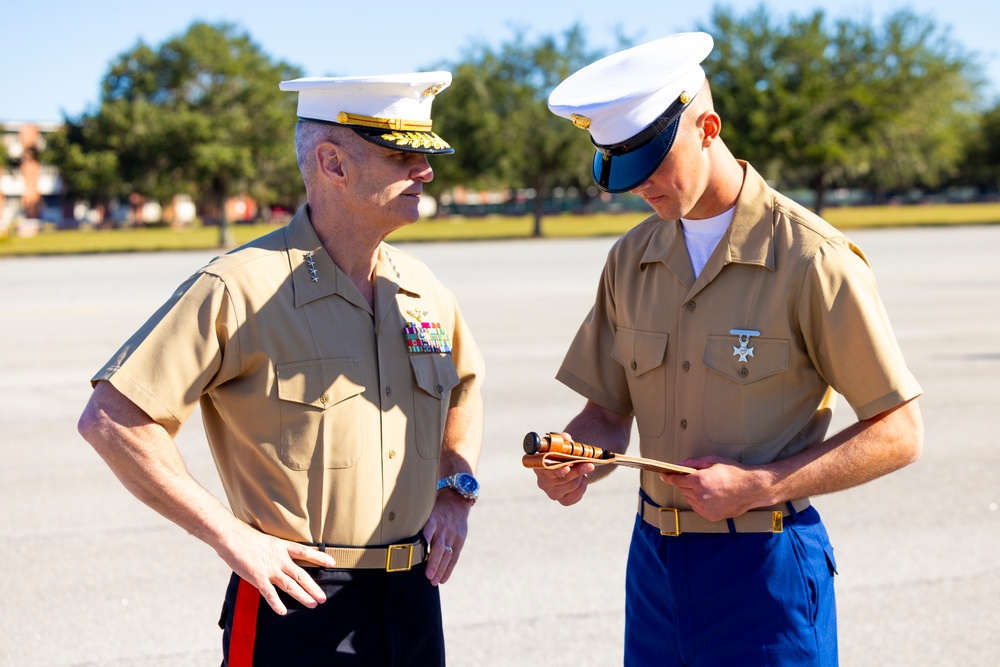 ACMC Official Parade Reviewer for Echo Company Graduation