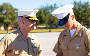 ACMC Official Parade Reviewer for Echo Company Graduation