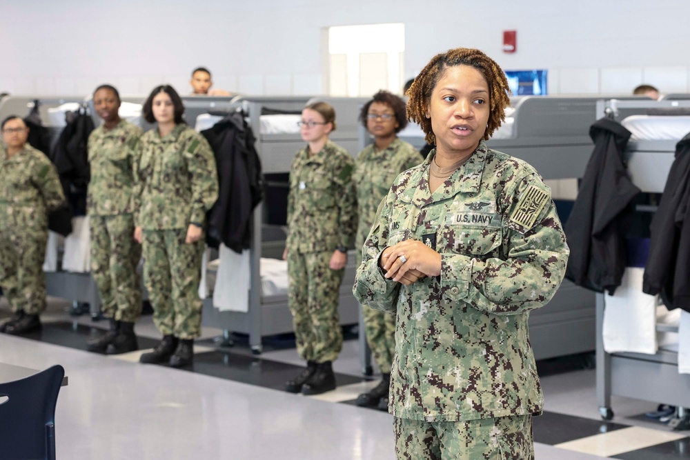 JFK Sailors Visit RTC Great Lakes