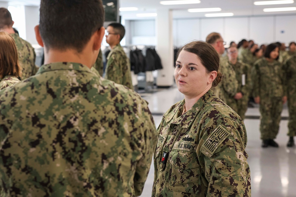 JFK Sailors Visit RTC Great Lakes