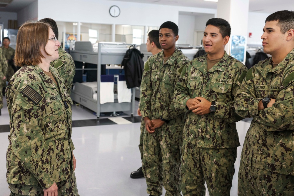 JFK Sailors Visit RTC Great Lakes