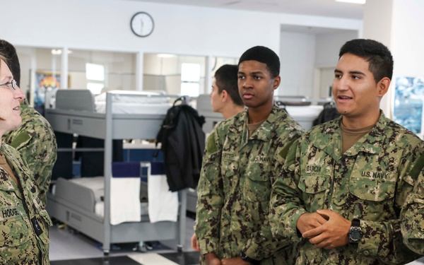 JFK Sailors Visit RTC Great Lakes