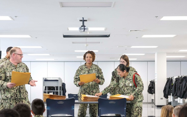 JFK Sailors Visit RTC Great Lakes