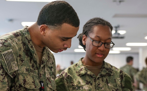 JFK Sailors Visit RTC Great Lakes
