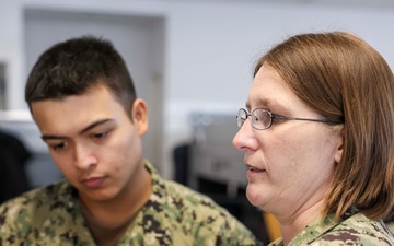 JFK Sailors Visit RTC Great Lakes