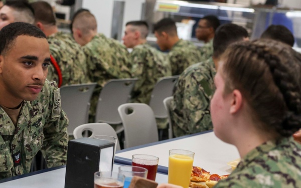 JFK Sailors Visit RTC Great Lakes