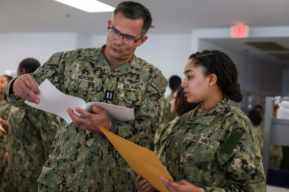 JFK Sailors Visit RTC Great Lakes