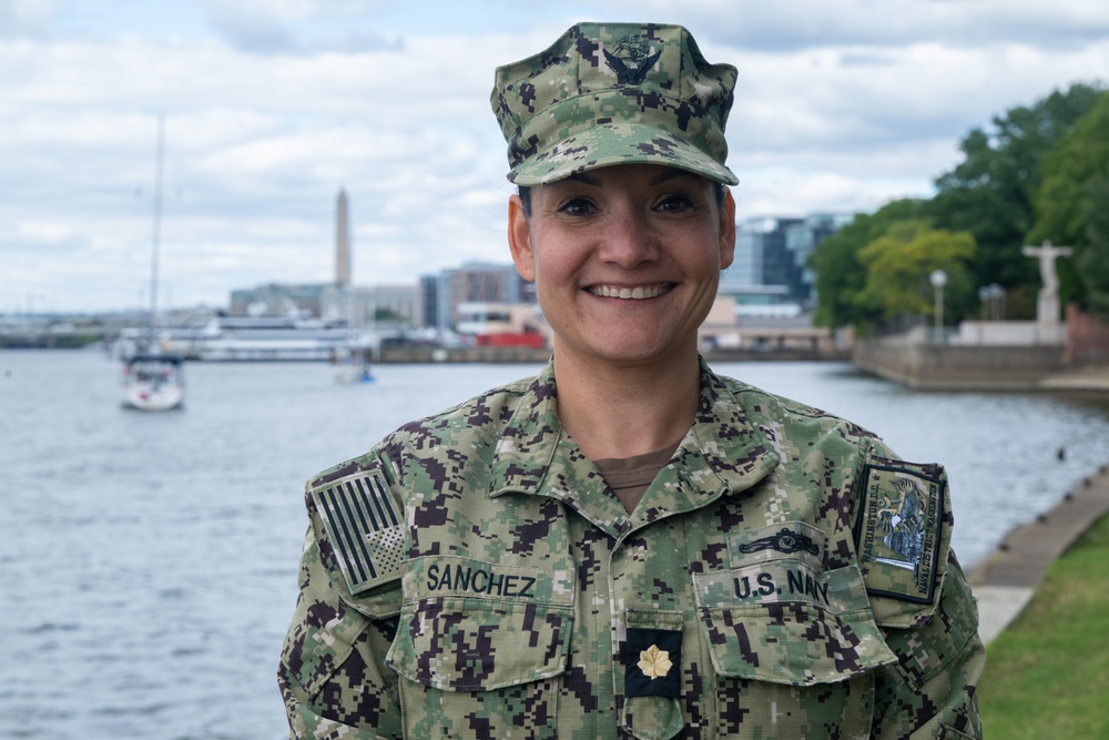 Navy Lt. Cmdr. Swift Sanchez