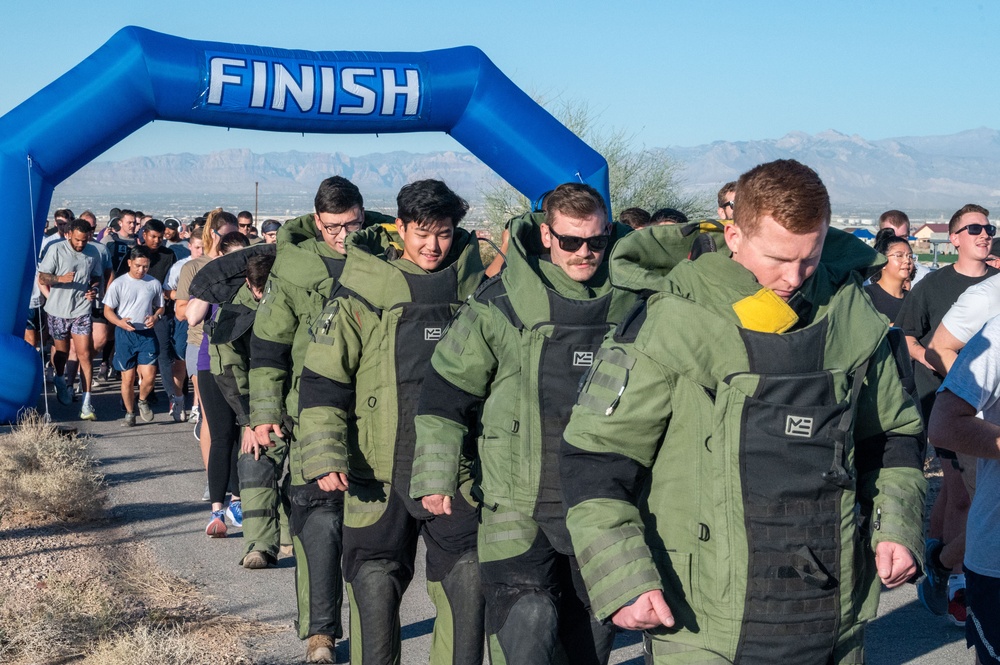 Nellis hosts annual Senior Airman Michael Buras memorial 5K