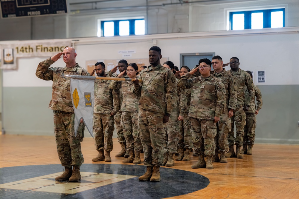 14th Finance Company Change of Command Ceremony (Oct. 19, 2024)